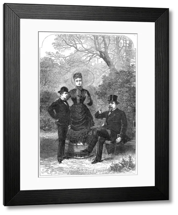 Framed Print : At Camden Place, Chiselhurst [sic], 1871. Creator: Unknown