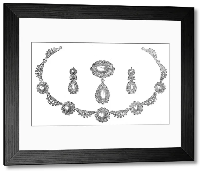 Framed Print : Princess Louise's wedding gifts, 1871. Creator: Unknown Framed Print : Princess Louise's wedding gifts, 1871. Creator: Unknown
