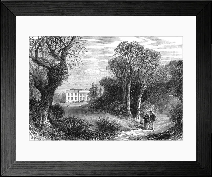 Framed Print : Claremont, Surrey, the residence of Princess Louise and the Marquis of Lorne, 1871. Creator: Unknown Framed Print : Claremont, Surrey, the residence of Princess Louise and the Marquis of Lorne, 1871. Creator: Unknown