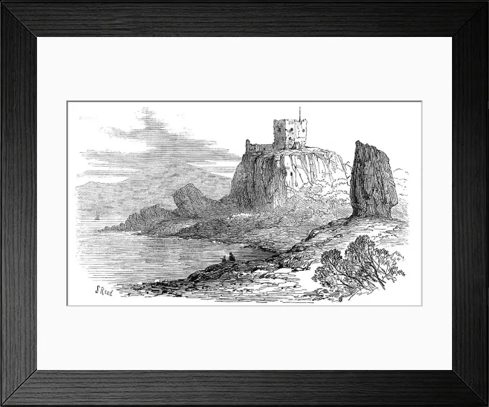 Framed Print : The Land of Lorne: Dunolly Castle, 1871. Creator: Unknown Framed Print : The Land of Lorne: Dunolly Castle, 1871. Creator: Unknown