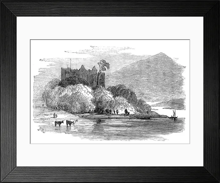 Framed Print : The Land of Lorne: Dunstaffnage Castle, 1871. Creator: Unknown Framed Print : The Land of Lorne: Dunstaffnage Castle, 1871. Creator: Unknown