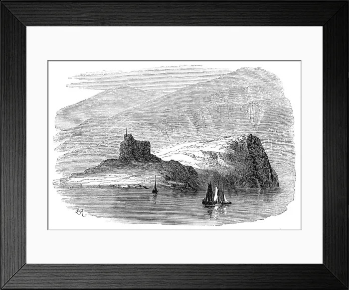 Framed Print : The Land of Lorne: Ardtornish Castle, 1871. Creator: Unknown Framed Print : The Land of Lorne: Ardtornish Castle, 1871. Creator: Unknown