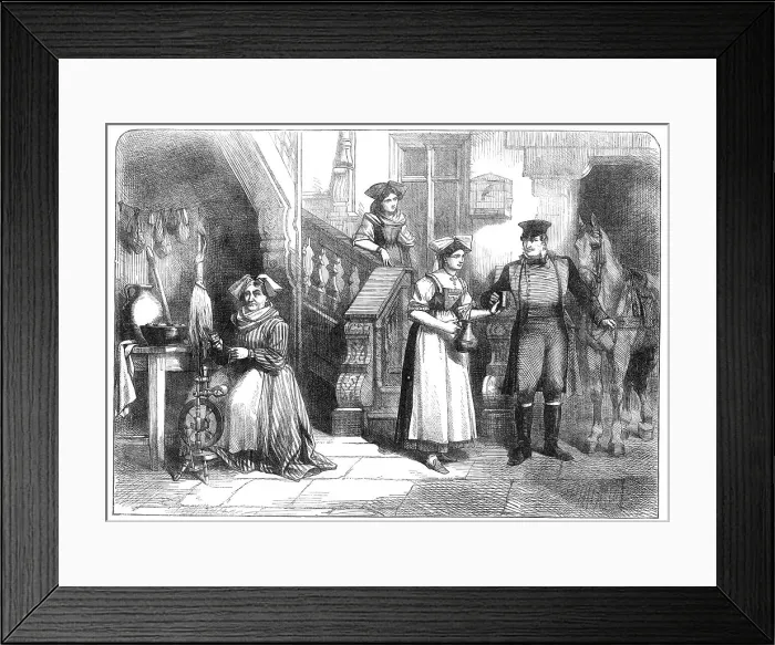Framed Print : People of Alsace, 1871. Creator: Unknown Framed Print : People of Alsace, 1871. Creator: Unknown