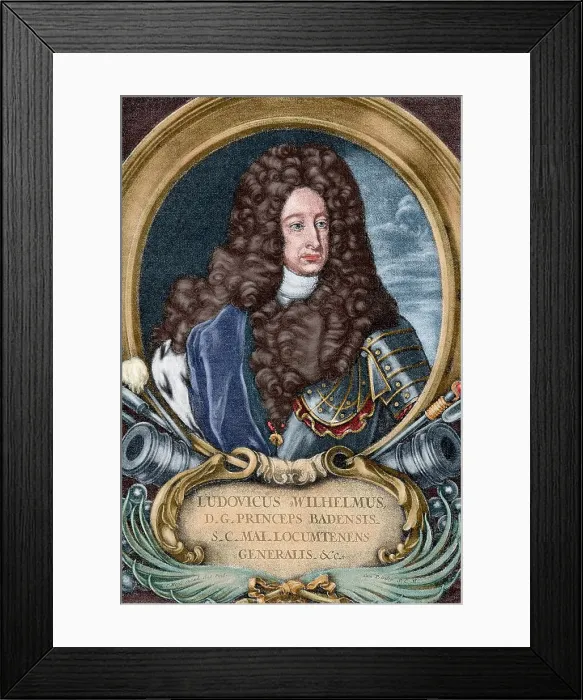 Framed Print : Louis William, Margrave of Baden-Baden (1655-1707), late 17th-early 18th century. Creator: Elias Christoph Heiss Framed Print : Louis William, Margrave of Baden-Baden (1655-1707), late 17th-early 18th century. Creator: Elias Christoph Heiss