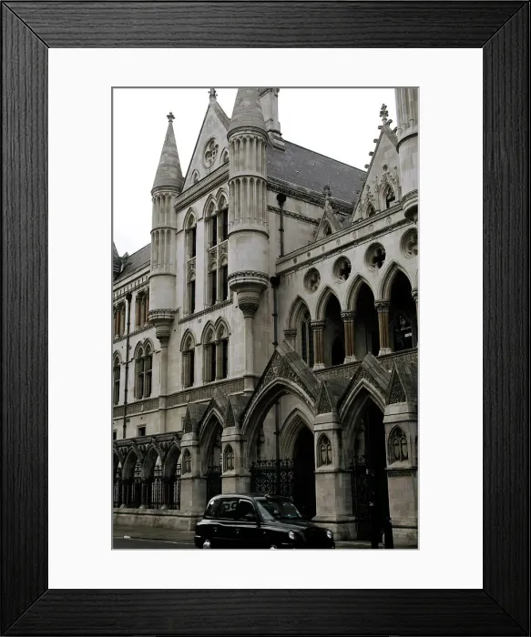 Framed Print : The Royal Courts of Justice (Law Courts), London, England, 2008. Creator: LTL Framed Print : The Royal Courts of Justice (Law Courts), London, England, 2008. Creator: LTL