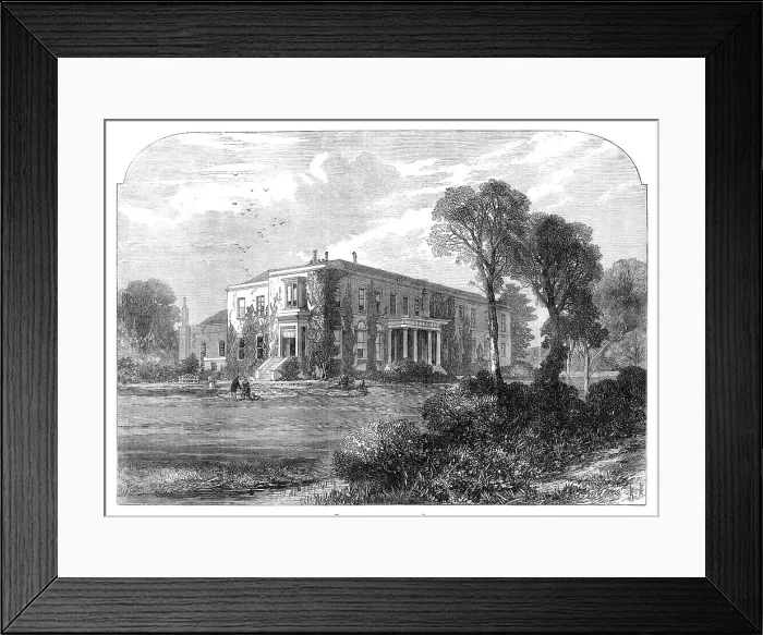 Framed Print : Tichborne House, Alresford, Hants. 1871. Creator: RCH Framed Print : Tichborne House, Alresford, Hants. 1871. Creator: RCH