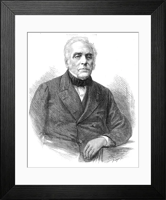 Framed Print : The late M. Auber, 1871. Creator: R. Taylor Framed Print : The late M. Auber, 1871. Creator: R. Taylor
