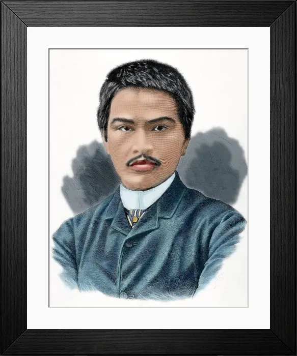 Framed Print : Juan Luna Novicio, 1884. Creator: Saderna Framed Print : Juan Luna Novicio, 1884. Creator: Saderna
