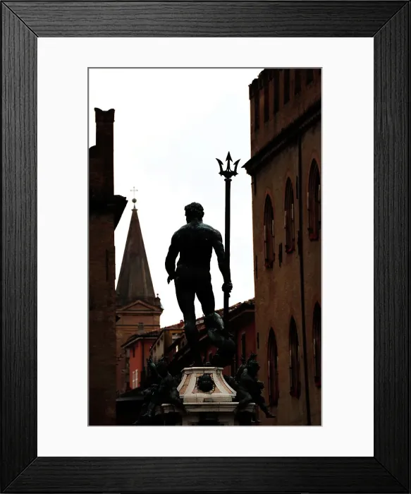 Framed Print : Fountain of Neptune by Giambologna, Bologna, Italy, 2013. Creator: Unknown Framed Print : Fountain of Neptune by Giambologna, Bologna, Italy, 2013. Creator: Unknown