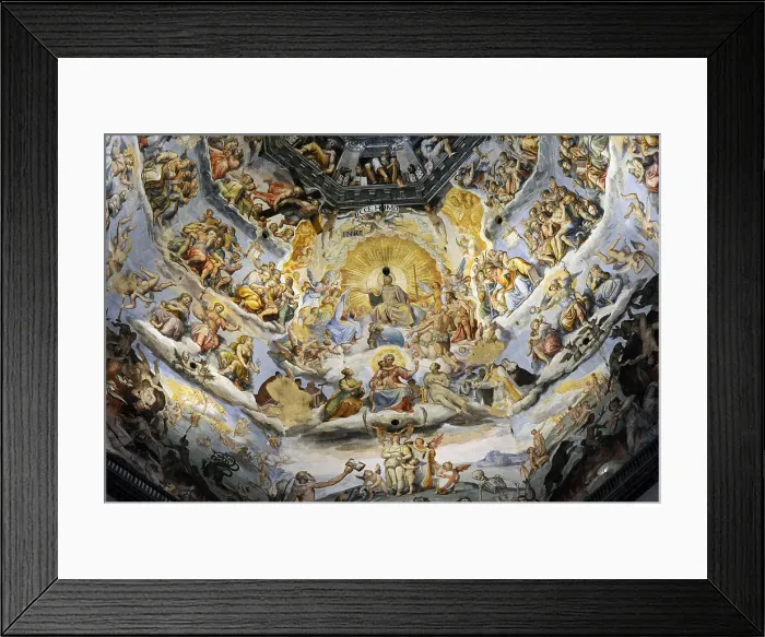 Framed Print : The Last Judgement, Duomo of Florence, Italy, 1572-1579. Creators: Giorgio Vasari, Federico Zuccaro Framed Print : The Last Judgement, Duomo of Florence, Italy, 1572-1579. Creators: Giorgio Vasari, Federico Zuccaro