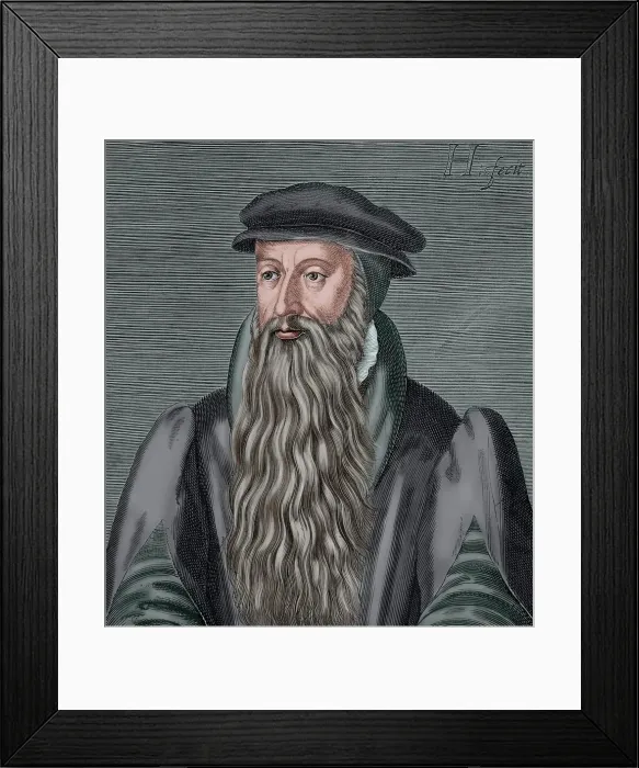 Framed Print : John Knox, 1885. Creator: H. Hondins the Younger Framed Print : John Knox, 1885. Creator: H. Hondins the Younger