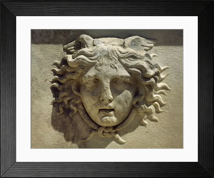 Framed Print : Medusa relief, Caria, Turkey. Creator: Unknown Framed Print : Medusa relief, Caria, Turkey. Creator: Unknown