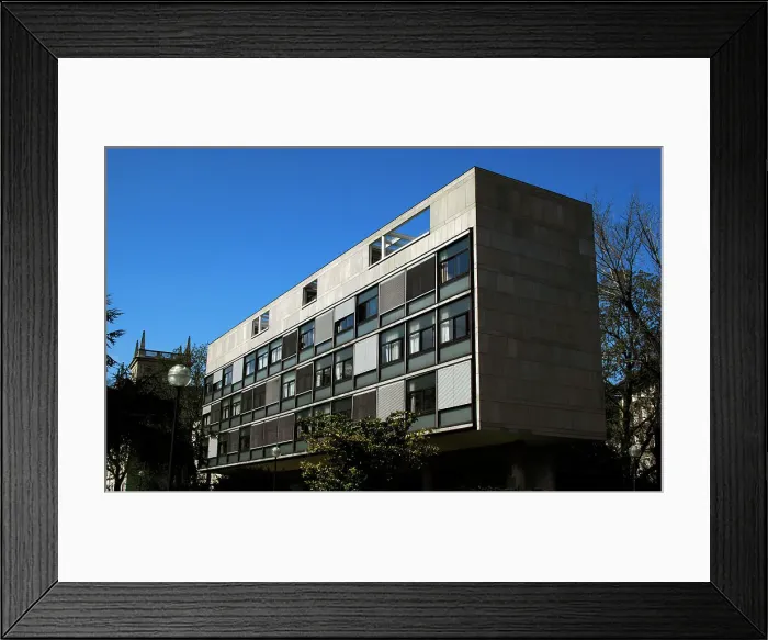 Framed Print : The Swiss Pavilion, International University Campus, Paris, France. Creator: LTL Framed Print : The Swiss Pavilion, International University Campus, Paris, France. Creator: LTL