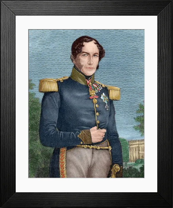 Framed Print : Leopold I, King of Belgium, 1885. Creator: Unknown Framed Print : Leopold I, King of Belgium, 1885. Creator: Unknown