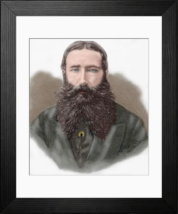 Framed Print : Leopold II of Belgium, 19th century. Creator: Unknown Framed Print : Leopold II of Belgium, 19th century. Creator: Unknown