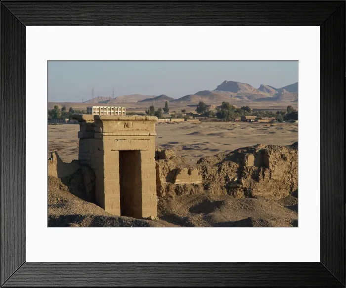 Framed Print : Hathor Temple, Dendera, Egypt, 2003. Creator: LTL Framed Print : Hathor Temple, Dendera, Egypt, 2003. Creator: LTL