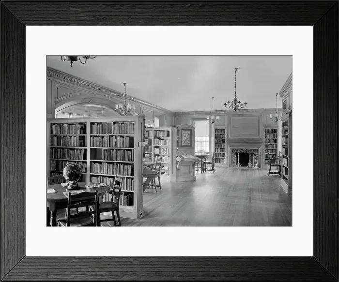 Framed Print : Finkelstein Memorial Library, Spring Valley, New York, 1941. Creator: Gottscho-Schleisner, Inc Framed Print : Finkelstein Memorial Library, Spring Valley, New York, 1941. Creator: Gottscho-Schleisner, Inc