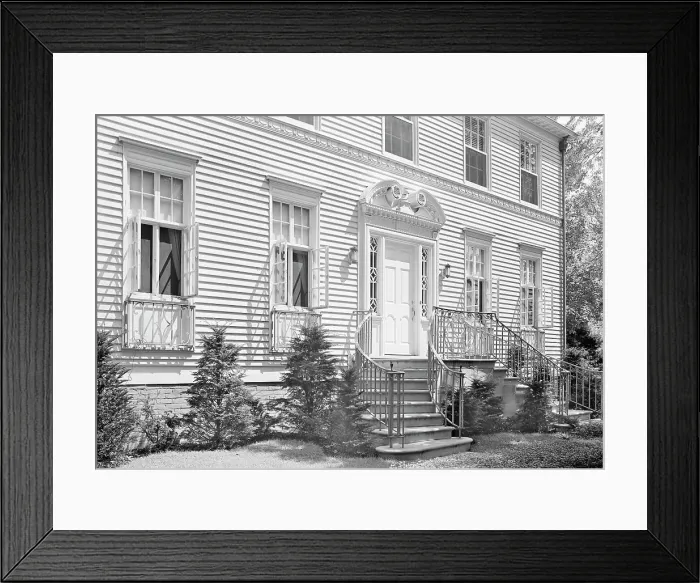 Framed Print : Dr. E. Hall Kline, residence on N. Broadway, Nyack, New York, 1941. Creator: Gottscho-Schleisner, Inc Framed Print : Dr. E. Hall Kline, residence on N. Broadway, Nyack, New York, 1941. Creator: Gottscho-Schleisner, Inc