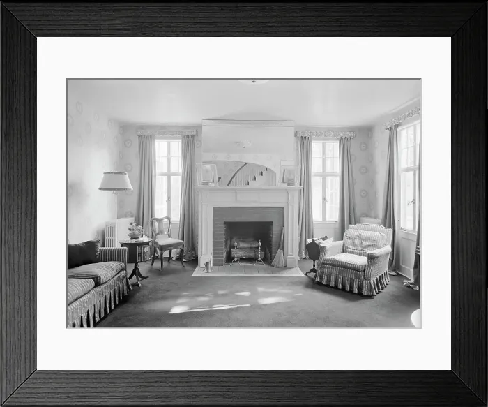 Framed Print : Dr. E. Hall Kline, residence on N. Broadway, Nyack, New York, 1941. Creator: Gottscho-Schleisner, Inc Framed Print : Dr. E. Hall Kline, residence on N. Broadway, Nyack, New York, 1941. Creator: Gottscho-Schleisner, Inc