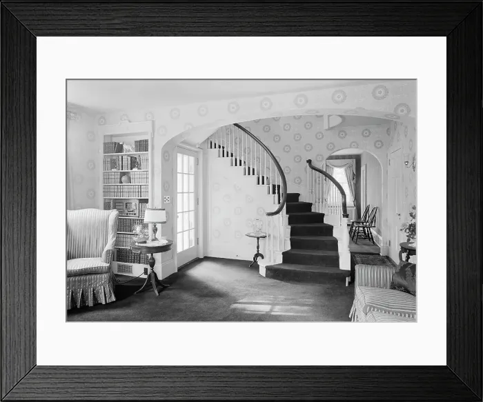 Framed Print : Dr. E. Hall Kline, residence on N. Broadway, Nyack, New York, 1941. Creator: Gottscho-Schleisner, Inc Framed Print : Dr. E. Hall Kline, residence on N. Broadway, Nyack, New York, 1941. Creator: Gottscho-Schleisner, Inc