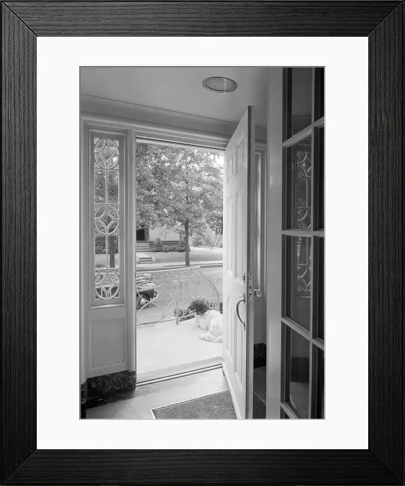Framed Print : Dr. E. Hall Kline, residence on N. Broadway, Nyack, New York, 1941. Creator: Gottscho-Schleisner, Inc Framed Print : Dr. E. Hall Kline, residence on N. Broadway, Nyack, New York, 1941. Creator: Gottscho-Schleisner, Inc