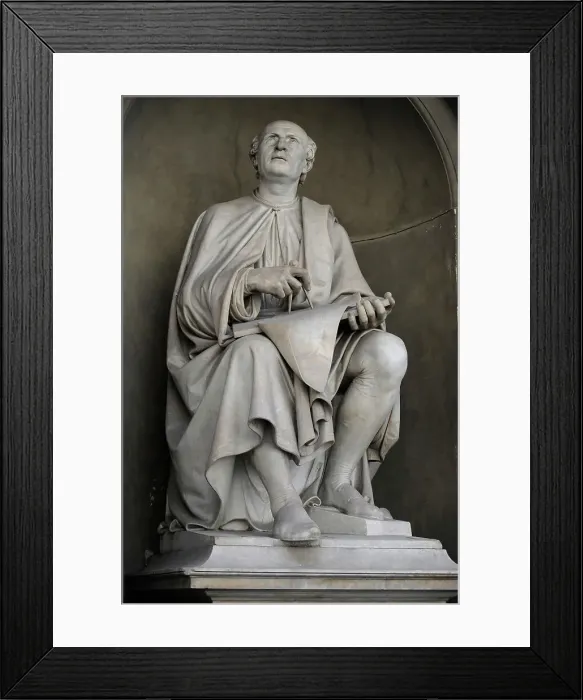 Framed Print : Statue of Filippo Brunelleschi, architect and engineer, Florence. Italy, 1830. Creator: Unknown Framed Print : Statue of Filippo Brunelleschi, architect and engineer, Florence. Italy, 1830. Creator: Unknown