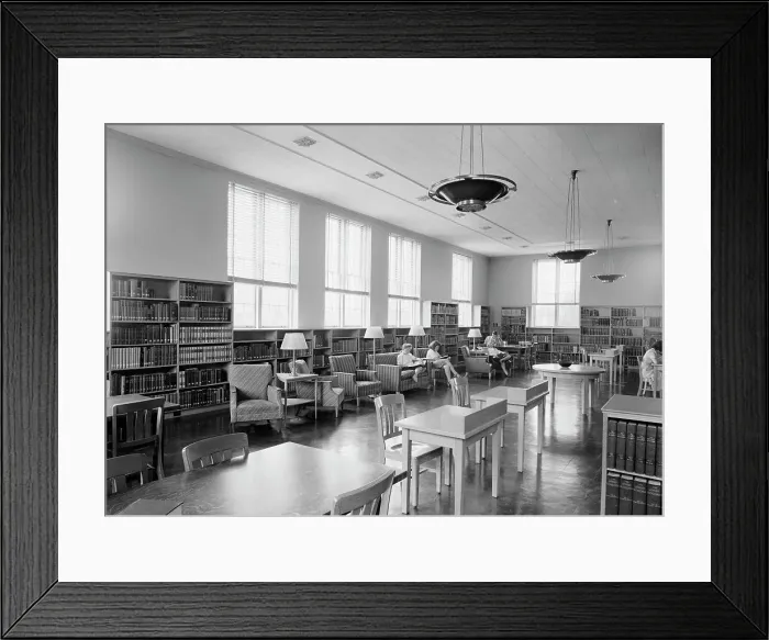 Framed Print : Connecticut College for Women, New London, Connecticut, 1944. Creator: Gottscho-Schleisner, Inc Framed Print : Connecticut College for Women, New London, Connecticut, 1944. Creator: Gottscho-Schleisner, Inc