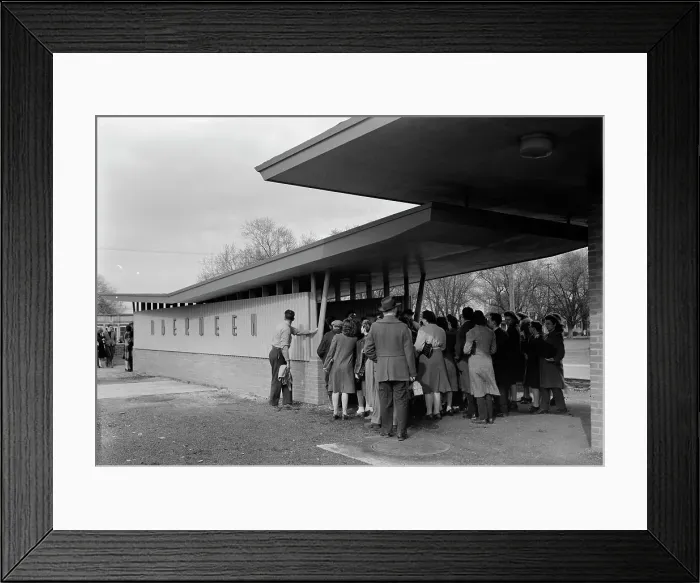 Framed Print : Aberdeen Station, Pennsylvania Railroad, Aberdeen, Maryland, 1944. Creator: Gottscho-Schleisner, Inc Framed Print : Aberdeen Station, Pennsylvania Railroad, Aberdeen, Maryland, 1944. Creator: Gottscho-Schleisner, Inc