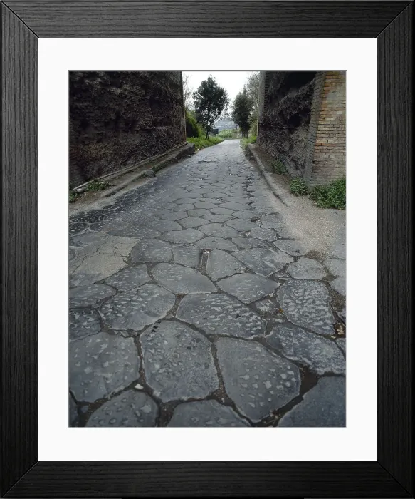 Framed Print : Via Domiziana (Domitiana), Cumae, Italy, 1999. Creator: LTL Framed Print : Via Domiziana (Domitiana), Cumae, Italy, 1999. Creator: LTL
