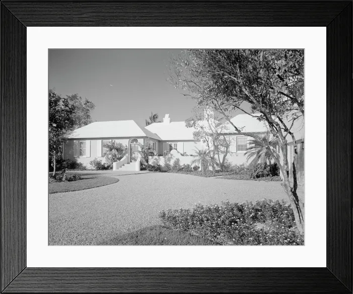 Framed Print : Albert D. Williams, residence in Naples, Florida, 1959. Creator: Gottscho-Schleisner, Inc Framed Print : Albert D. Williams, residence in Naples, Florida, 1959. Creator: Gottscho-Schleisner, Inc