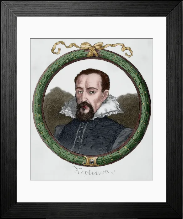 Framed Print : Johannes Kepler (1571-1630), German mathematician and astronomer, 1882. Creator: Unknown Framed Print : Johannes Kepler (1571-1630), German mathematician and astronomer, 1882. Creator: Unknown