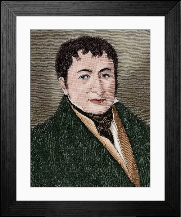 Framed Print : Friedrich Koenig, German inventor, 1883. Creator: Unknown Framed Print : Friedrich Koenig, German inventor, 1883. Creator: Unknown