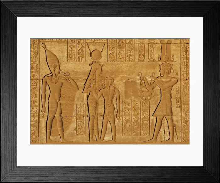 Framed Print : Roman Birth House of Mammisi, Temple complex, Dendera, Egypt, 68-117 AD. Creator: Unknown