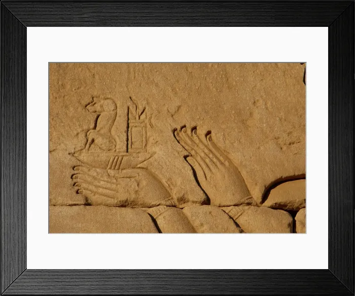 Framed Print : Roman Birth House of Mammisi, Temple complex, Dendera, Egypt, 68-117 AD. Creator: Unknown Framed Print : Roman Birth House of Mammisi, Temple complex, Dendera, Egypt, 68-117 AD. Creator: Unknown