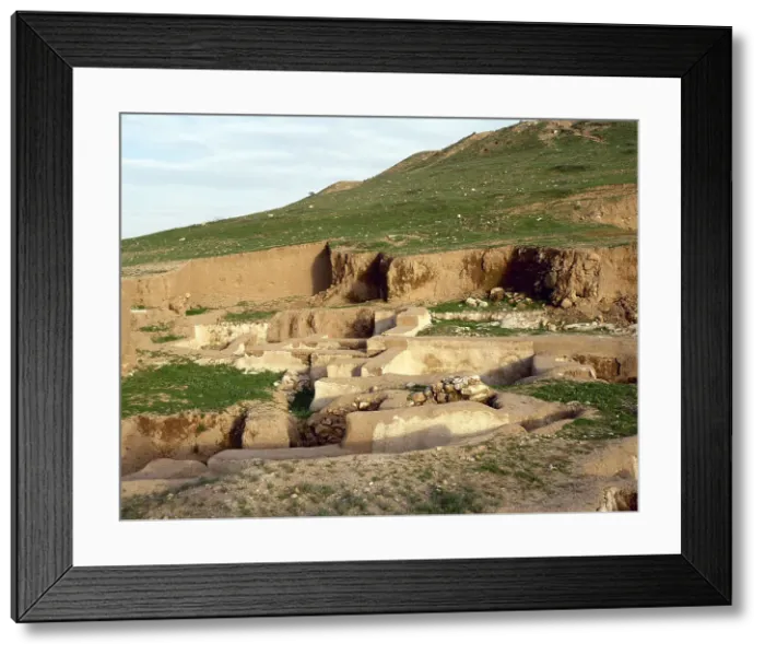 Framed Print : Ruins of lower town, Ebla, Syria, 2001. Creator: LTL Framed Print : Ruins of lower town, Ebla, Syria, 2001. Creator: LTL
