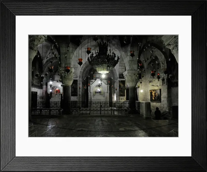 Framed Print : Chapel of Saint Helena, Basilica of the Holy Sepulchre, Jerusalem, Israel, 12th century, (2014). Creator: LTL Framed Print : Chapel of Saint Helena, Basilica of the Holy Sepulchre, Jerusalem, Israel, 12th century, (2014). Creator: LTL