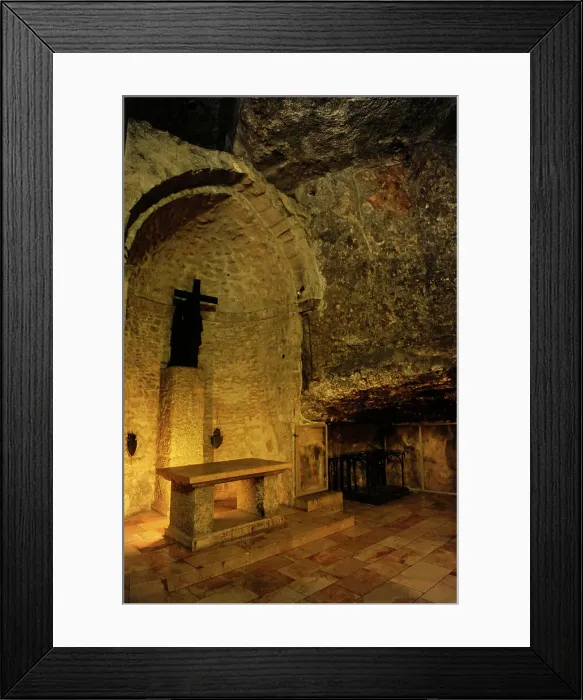 Framed Print : Chapel of the Invention of the Cross, Basilica of the Holy Sepulchre, Jerusalem, Israel, 2014. Creator: LTL Framed Print : Chapel of the Invention of the Cross, Basilica of the Holy Sepulchre, Jerusalem, Israel, 2014. Creator: LTL
