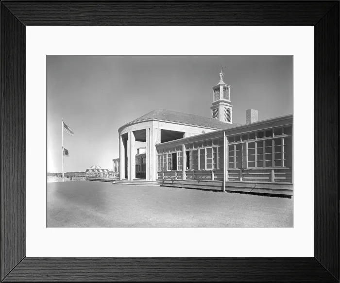 Framed Print : The Dunes Club, Narragansett, Rhode Island, 1939. Creator: Gottscho-Schleisner, Inc Framed Print : The Dunes Club, Narragansett, Rhode Island, 1939. Creator: Gottscho-Schleisner, Inc