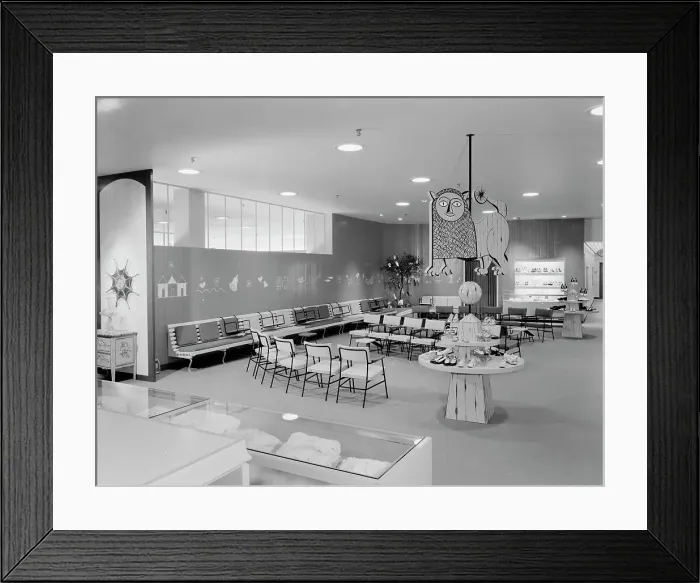 Framed Print : Lord & Taylor, business in Bala-Cynwyd, Pennsylvania, 1955. Creator: Gottscho-Schleisner, Inc Framed Print : Lord & Taylor, business in Bala-Cynwyd, Pennsylvania, 1955. Creator: Gottscho-Schleisner, Inc