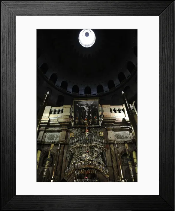 Framed Print : Aedicula, the tomb of Christ at The Holy Sepulchre, Jerusalem, Israel, 2014. Creator: LTL Framed Print : Aedicula, the tomb of Christ at The Holy Sepulchre, Jerusalem, Israel, 2014. Creator: LTL