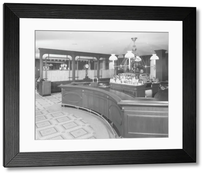 Framed Print : Bull and Bear, Waldorf-Astoria, 49th St. and Lexington, New York, 1960. Creator: Gottscho-Schleisner, Inc Framed Print : Bull and Bear, Waldorf-Astoria, 49th St. and Lexington, New York, 1960. Creator: Gottscho-Schleisner, Inc