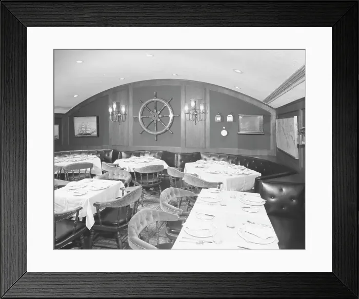 Framed Print : Bull and Bear, Waldorf-Astoria, 49th St. and Lexington, New York, 1960. Creator: Gottscho-Schleisner, Inc Framed Print : Bull and Bear, Waldorf-Astoria, 49th St. and Lexington, New York, 1960. Creator: Gottscho-Schleisner, Inc