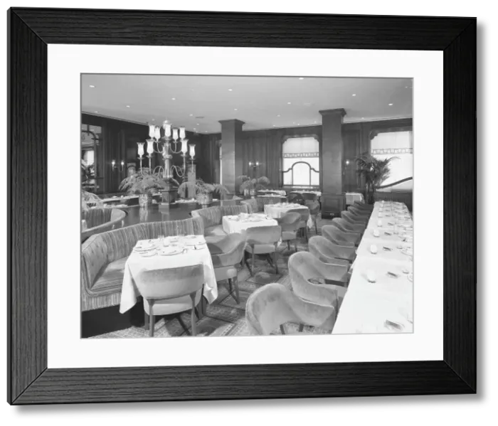 Framed Print : Bull and Bear, Waldorf-Astoria, 49th St. and Lexington, New York, 1960. Creator: Gottscho-Schleisner, Inc Framed Print : Bull and Bear, Waldorf-Astoria, 49th St. and Lexington, New York, 1960. Creator: Gottscho-Schleisner, Inc