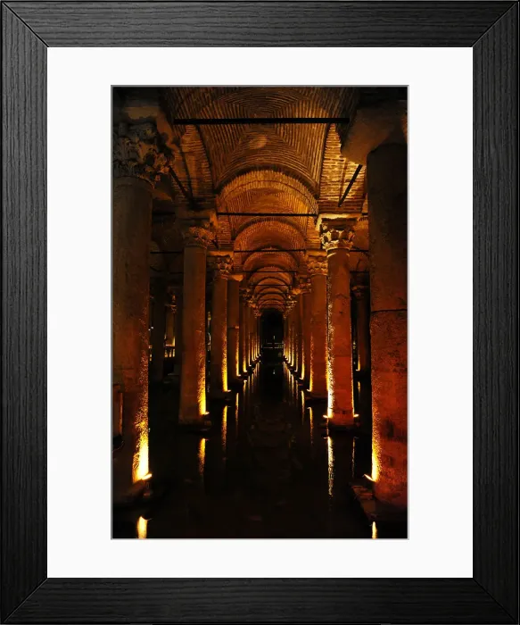 Framed Print : Basilica Cistern, Istanbul, Turkey, 2013. Creator: LTL Framed Print : Basilica Cistern, Istanbul, Turkey, 2013. Creator: LTL