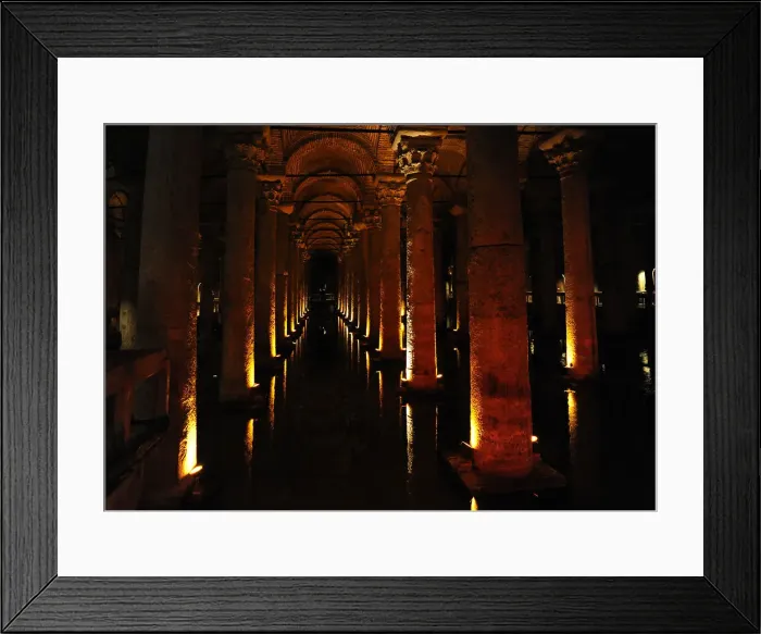 Framed Print : Basilica Cistern, Istanbul, Turkey, 2013. Creator: LTL Framed Print : Basilica Cistern, Istanbul, Turkey, 2013. Creator: LTL