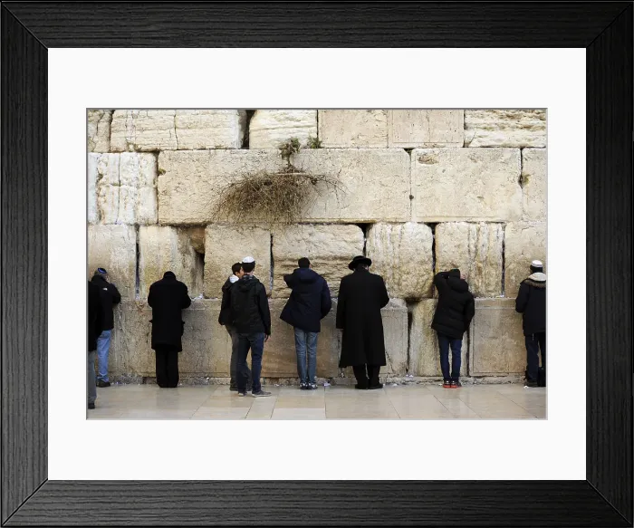Framed Print : Jews praying at the Western Wall, Jerusalem, Israel, 2013. Creator: LTL Framed Print : Jews praying at the Western Wall, Jerusalem, Israel, 2013. Creator: LTL