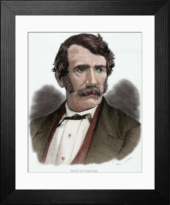 Framed Print : David Livingstone (1813-1873), Scottish explorer and missionary, 19th century. Creator: Josiah Wood Whymper Framed Print : David Livingstone (1813-1873), Scottish explorer and missionary, 19th century. Creator: Josiah Wood Whymper