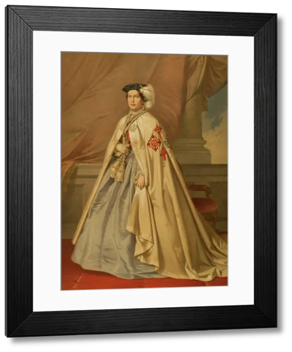 Framed Print : Isabella II of Spain, 1865. Creator: Unknown Framed Print : Isabella II of Spain, 1865. Creator: Unknown