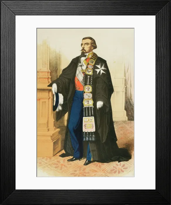 Framed Print : Grand Prior of the Order of Saint John of Jerusalem or of Malta, Madrid, Spain, 1865. Creator: Unknown Framed Print : Grand Prior of the Order of Saint John of Jerusalem or of Malta, Madrid, Spain, 1865. Creator: Unknown
