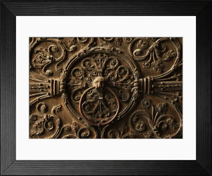 Framed Print : Door knocker, Notre Dame, Paris, France, 2008. Creator: Unknown Framed Print : Door knocker, Notre Dame, Paris, France, 2008. Creator: Unknown